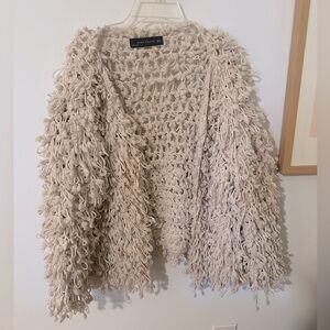 Zara Vintage Loop Shaggy Jacket